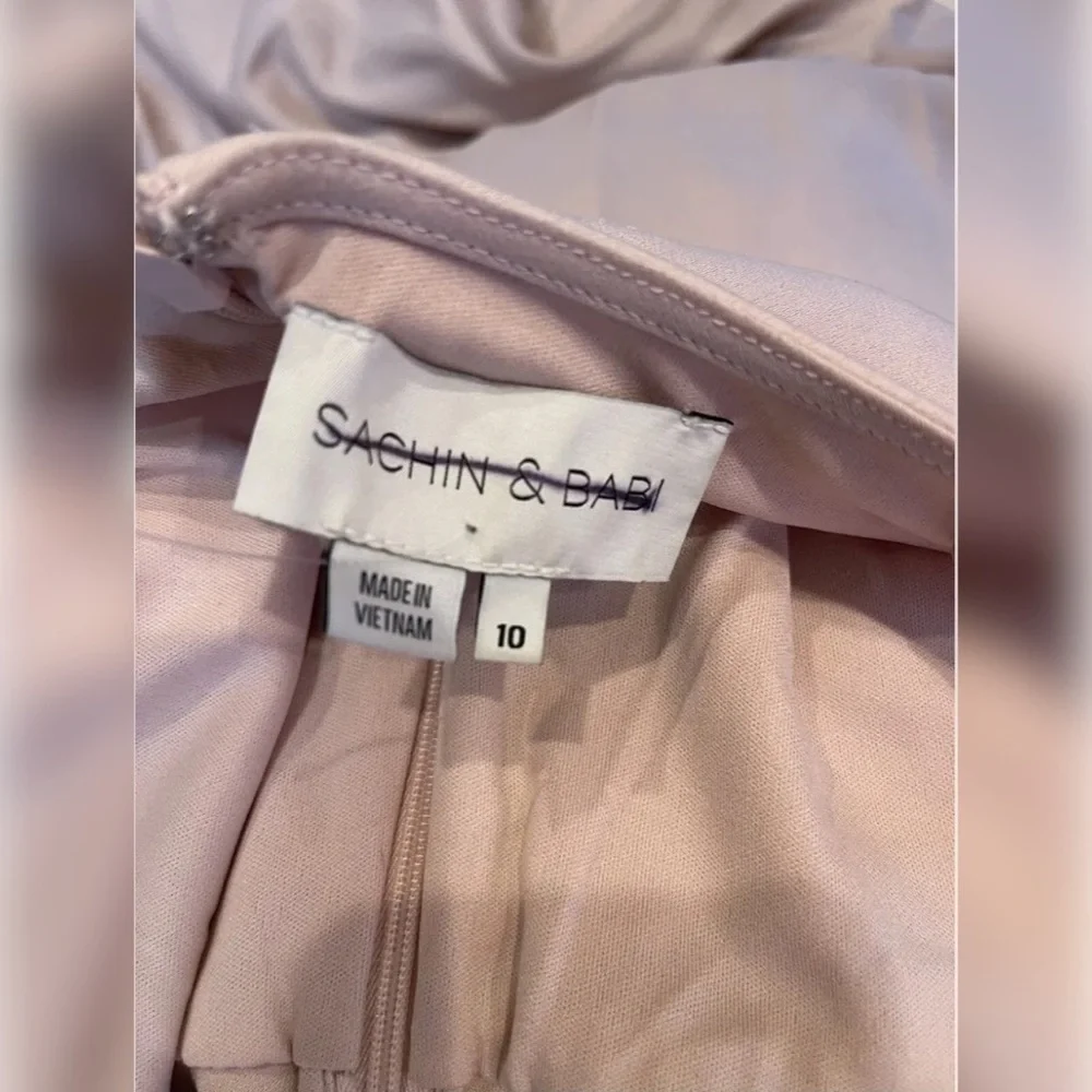 Anthropologie BHLDN Sachin & Babi Cali Satin Charmeuse Midi Slip Dress Size 10 - Picture 7 of 7